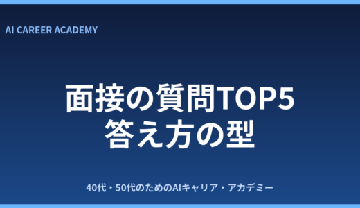 面接でよく聞かれる質問TOP5と答え方の型を解説